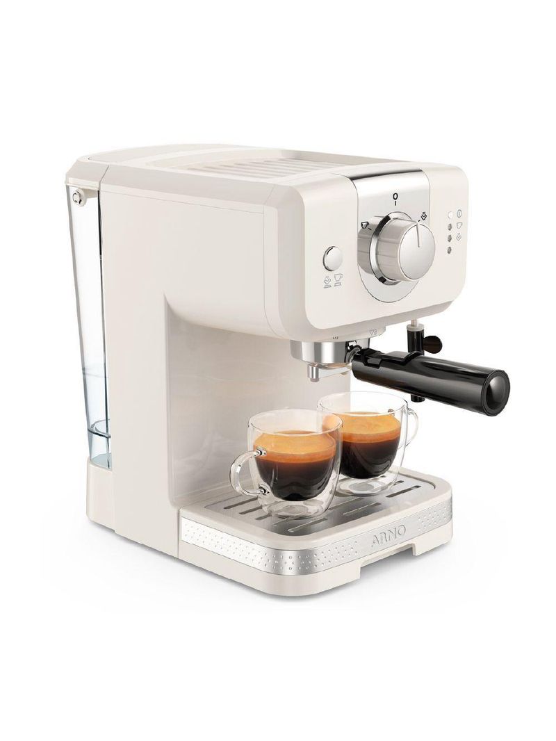 Cafeteira Arno Espresso Steam e Pump Opio Soleil Marfim SCSP 1170W 127V