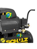 Compressor de Ar de Pistão 2,0 HP 25 Litros 8,6 Pés Pratiko CSI 8,6|25 SCHULZ + Kit