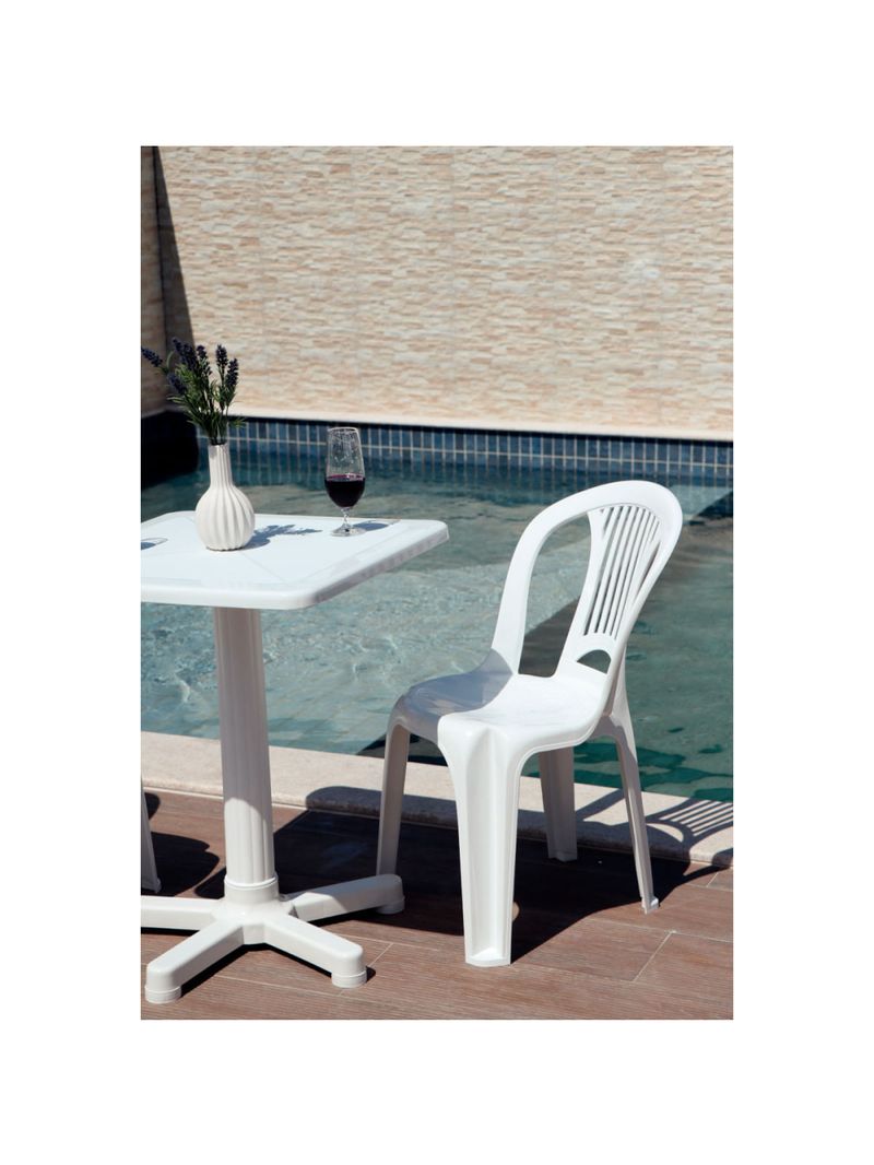 Cadeira Tramontina Bistrô Boa Viagem em Polipropileno Branco
