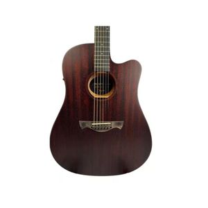 Violão Tagima San Francisco Gran Reserva Flat Aço Elétrico Mahogany Escuro Dkmop