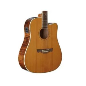 Violão Tagima Florens Okoume Flamed Fs200 Natural Fishman Com Capa