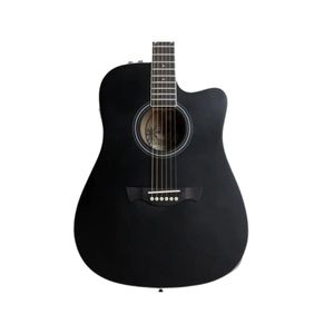 Violão Tagima Sunset Aço Folk Elétrico Preto C/ Capa Tampo Solid