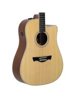 Violão Tagima Sunset EQ-NTOP Tampo Sólido Folk Natural Fosco - Acompanha Bag