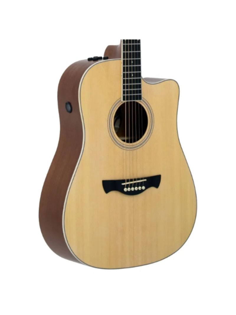 Violão Tagima Sunset EQ-NTOP Tampo Sólido Folk Natural Fosco - Acompanha Bag