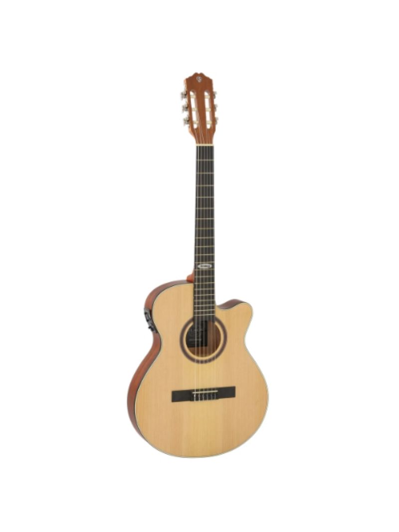 Violão Strinberg SL200C Ns Flat Nylon Natural Fosco Eletroacústico