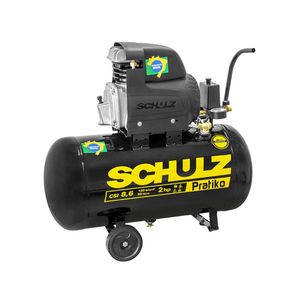 Compressor de Ar de Pistão 2,0 HP 50 Litros 8,6 Pés Pratiko CSI 8,6|50 SCHULZ