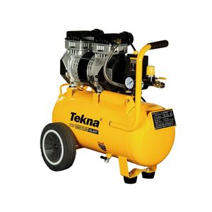 Compressor de Ar 2,5 HP 24 Litros 9,1 Pés Silencioso Isento Óleo 1012301 TEKNA