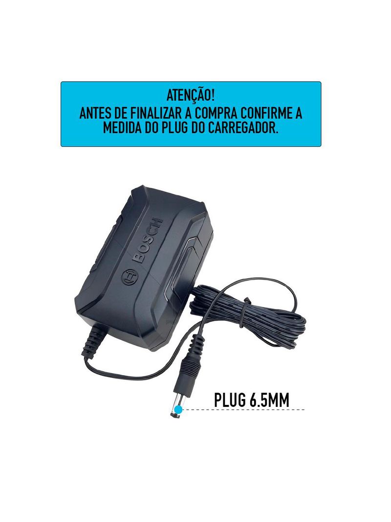 Carregador Smart BR Bivolt 12V Original 1600A0204L BOSCH