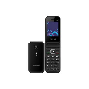Celular Positivo P51 Função Modem 4G Câmera Traseira Rádio FM Botão SOS Dual SIM - Preto