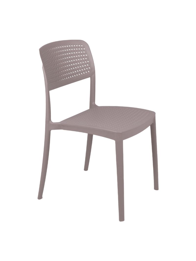 Cadeira Tramontina Serena Camurça Empilhável em Polipropileno com Proteção Antimicrobiana