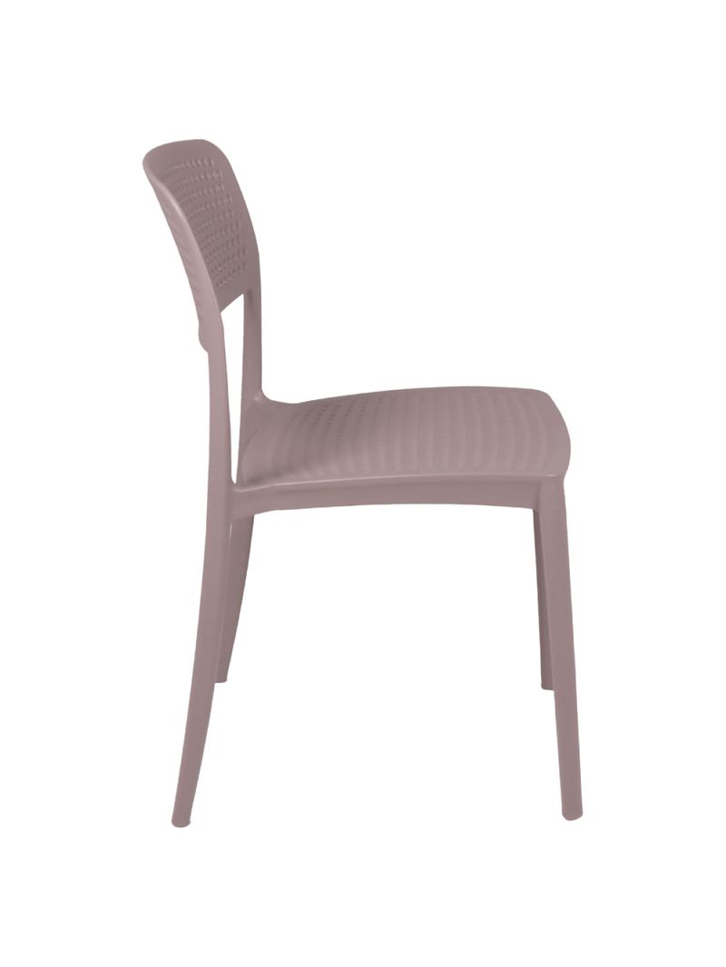 Cadeira Tramontina Serena Camurça Empilhável em Polipropileno com Proteção Antimicrobiana