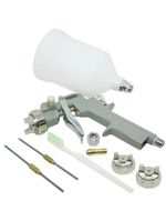 Pistola de Pintura Gravidade 3 Bicos 1,2 1,5 e 1,8 MM 600ML EVPPG600-3B EVALD
