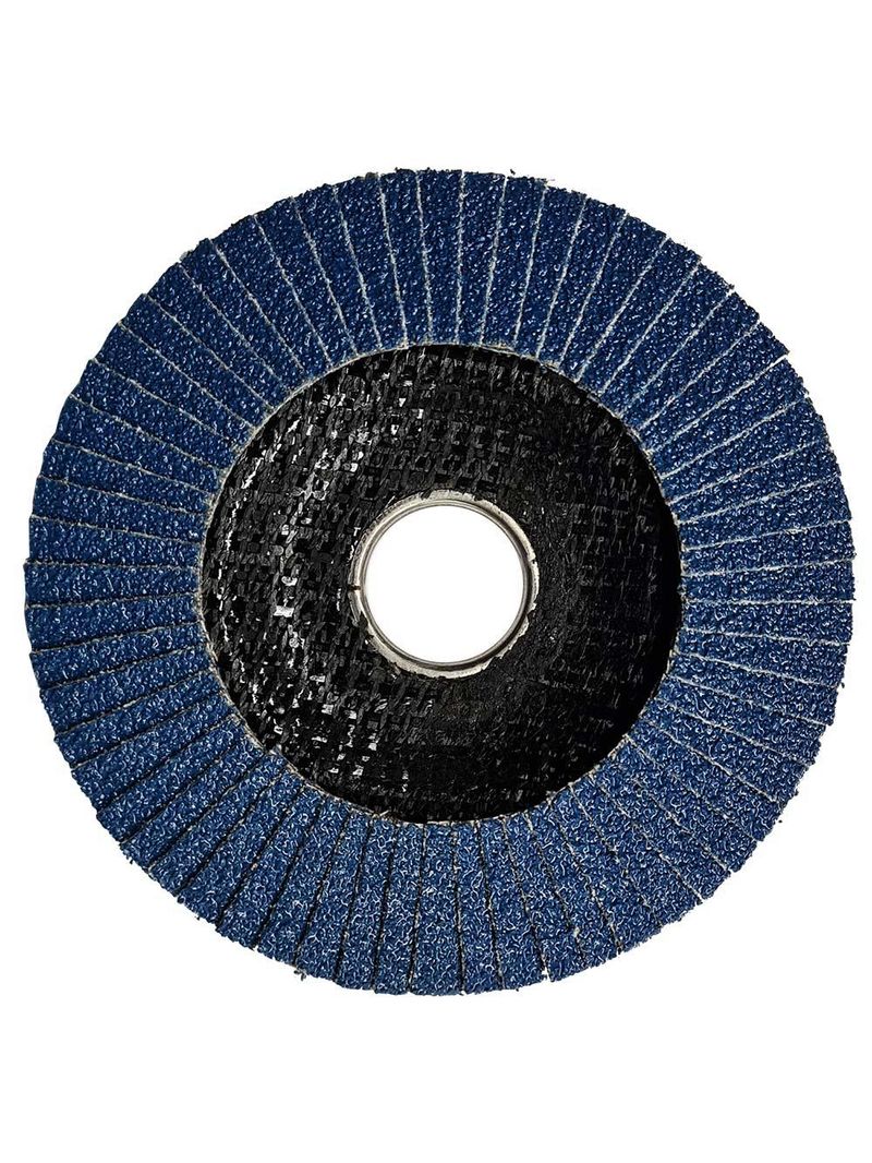 Disco de Lixa Flap 41/2 POL 115 MM Aço Inox Grão 80 Kit com 10 Unidades EVALD EVALD