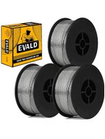 Kit 3 Unidades Arame para Solda MIG 08mm Rolo com 1 KG s| Gás com Fluxo Flux Core E71T1-GS EVALD