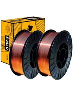 KIT 2 Arames para Solda MIG Rolo 5 Kgs 08mm ER70S-6 EVALD