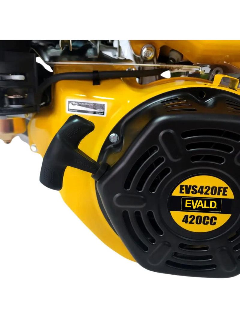 Motor à Gasolina 15 HP 4 Tempos Multiuso Partida Elétrica EVS420FE EVALD
