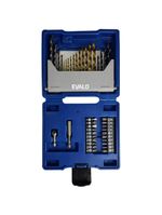 Estojo de Brocas e Pontas Kit com 41 Peças EV-EBB41 EVALD
