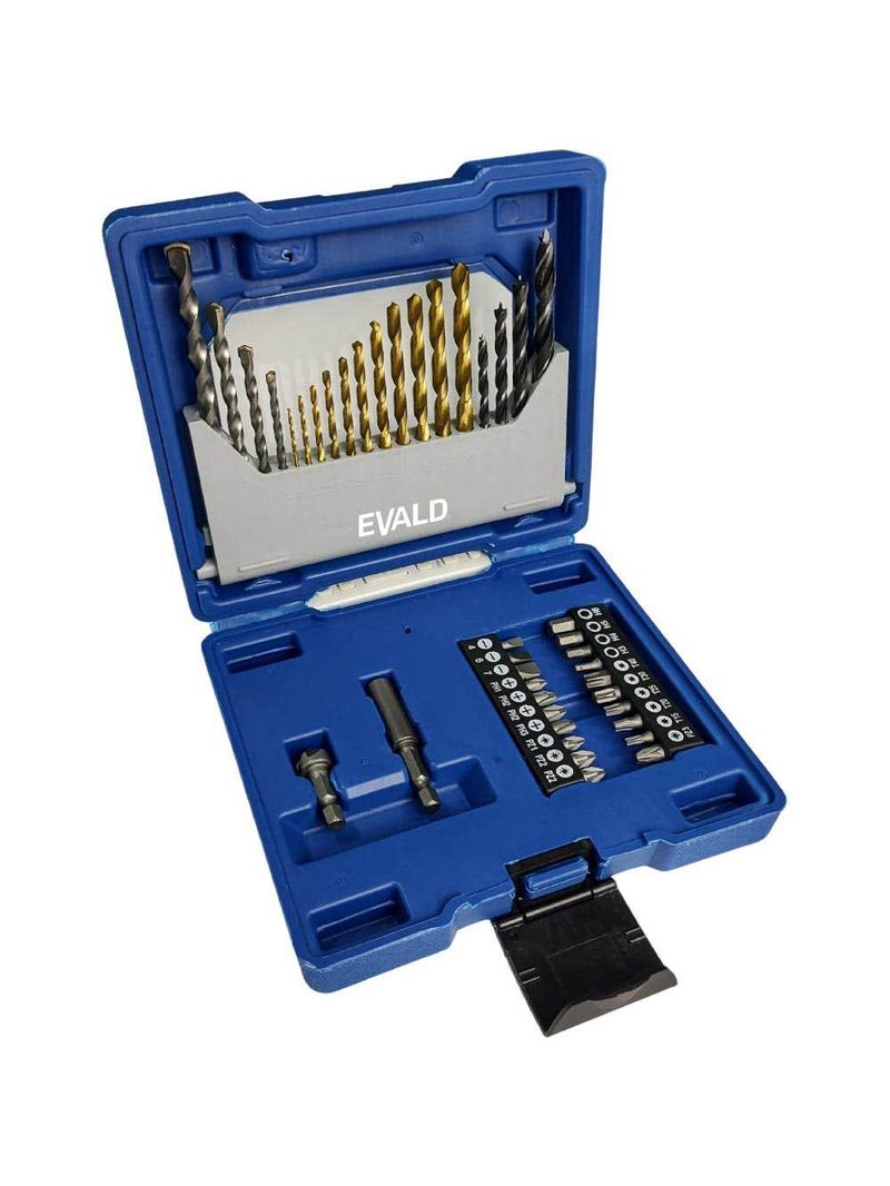 Estojo de Brocas e Pontas Kit com 41 Peças EV-EBB41 EVALD