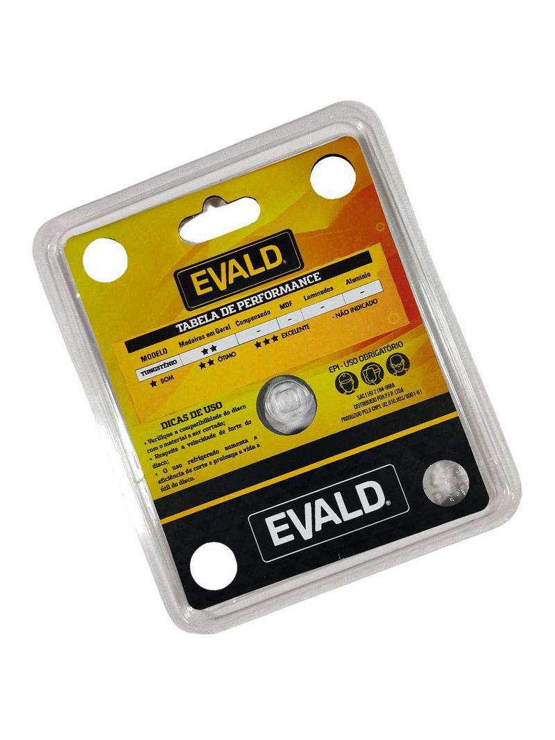 Disco de Corte Diamantado Tungstênio 4 POL 10009 EVALD