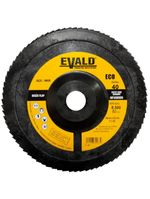 Disco de Lixa Flap 7 POL 180 mm Aço Inox Grão 40 Kit 5 Unidades EVALD
