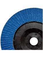 Disco de Lixa Flap 7 POL 180 mm Aço Inox Grão 40 Kit 5 Unidades EVALD