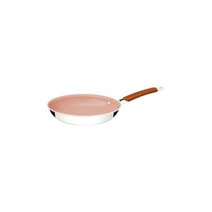 Frigideira Tramontina Romagna Aço Inox Cerâmico Marfim 20 cm 1 L
