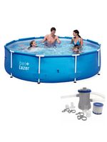 Piscina com Armação 5000 Litros 305 x 76 CM 510000 com Bomba Filtrante BELFIX