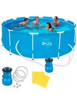 Piscina com Armação 7000 Litros 366 x 76 CM 510700 com Bomba Filtrante BELFIX