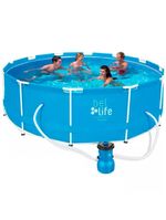 Piscina com Armação 7000 Litros 366 x 76 CM 510700 com Bomba Filtrante BELFIX