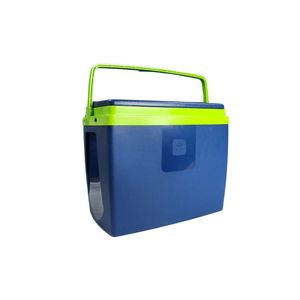 Caixa Térmica 19 Litros Azul e Verde Arco Íris com Porta Copos e Alça Ergonômica BEL