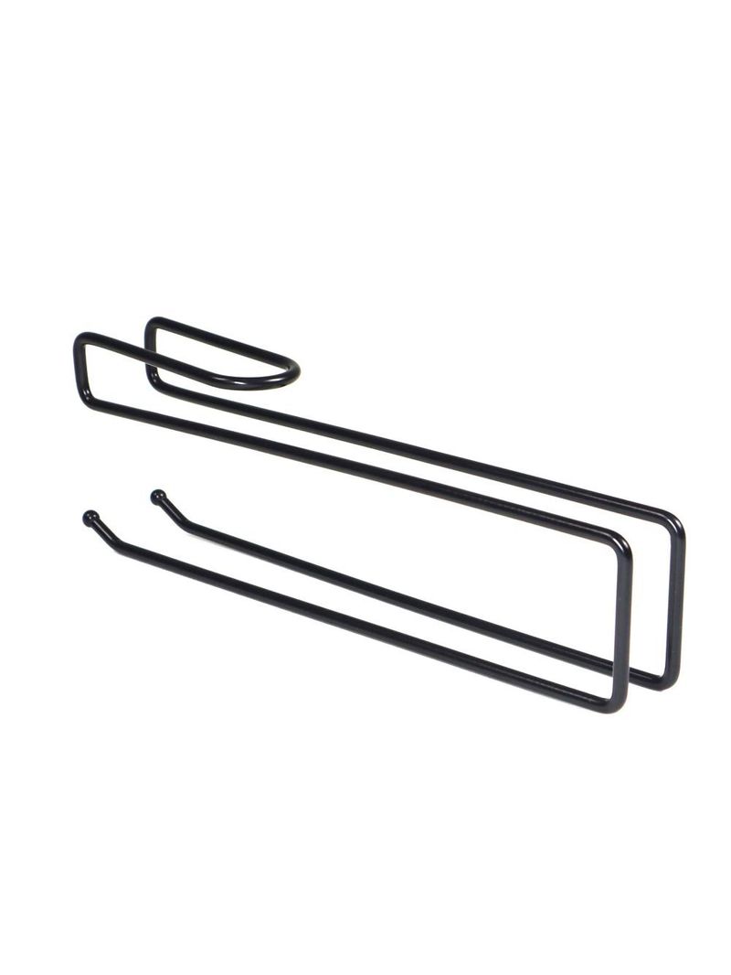 Suporte Organizador Multiuso Suspenso Viena p/ Toalhas, Taças, Papel Preto 991307 BEL
