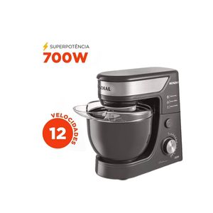 Batedeira Planetária Mondial BP-01P-PI Grafite e Inox 4,5L 127V