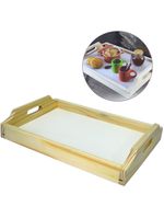 BANDEJA DE MADEIRA RETANGULAR 40X27CM