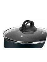 PANELA ETERNA 18CM ANTIADERENTE PRETO 24L TAMPA VIDRO