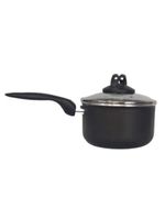 PANELA ETERNA 18CM ANTIADERENTE PRETO 24L TAMPA VIDRO