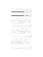 Jogo de Facas para Churrasco Tramontina Aço Inox Polipropileno 4 Peças