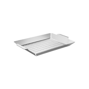 Grelha Tramontina Cosmos Multiuso em Aço Inox 47x30 cm