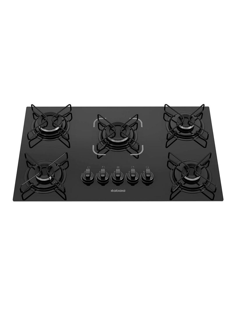 Cooktop Itatiaia Essencial 5 Bocas Vidro Preto Bivolt 3700000193
