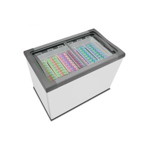 Expositor Horizontal Metalfrio 284L 127V 2 Portas Branco NF30