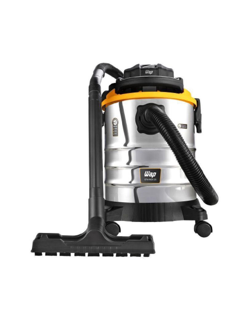 Aspirador De Pó e Água Profissional WAP GTW 25 Inox 2000W 25L 127V FW010527