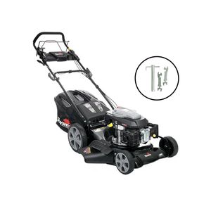 Cortador de Grama à Gasolina 6,0 HP 4 Tempos com Tração e Recolhedor 4 em 1 TLM510TRMS-60L TOYAMA