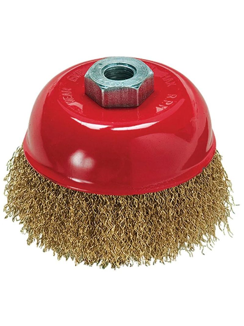 Escova de Aço Circular 100 MM Ondulada Tipo Copo M14 MTX