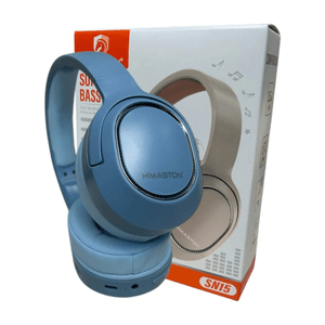 Fone de Ouvido H´Maston BT Super Bass Wireless 5.3 SN15 Azul