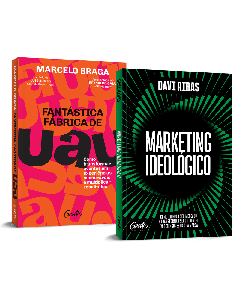 Kit Fantástica Fábrica de Uau + Marketing ideológico