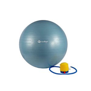 Bola de Pilates 65cm Yoga e Abdominal Com Bomba Gallant (GBP65AECBA-AZ)