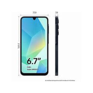 Smartphone Samsung A16 A165 128GB + 4 RAM 4G - Preto