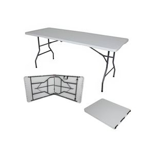 Mesa Dobrável Gallant Vira Maleta Portátil 1,80m com Alça (GMD22A01A-BR)