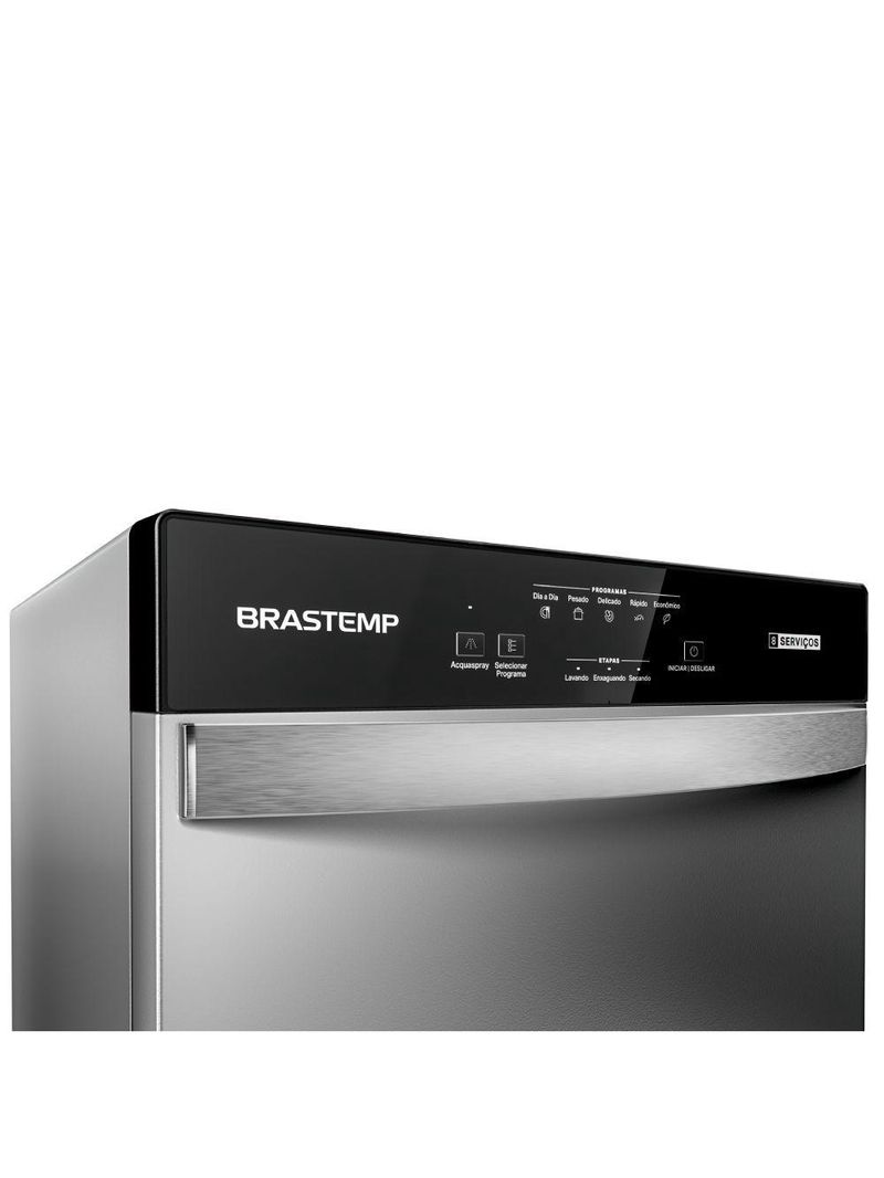 Lava-Louça Brastemp 8 Serviços Cinza 127V BLF08BS