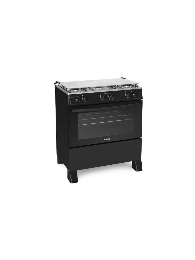 Fogão Itatiaia Star New Piso 5 Bocas Preto Bivolt 3700000361