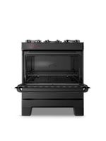 Fogão Esmaltec Ideal Top Glass 5 Bocas Preto Bivolt